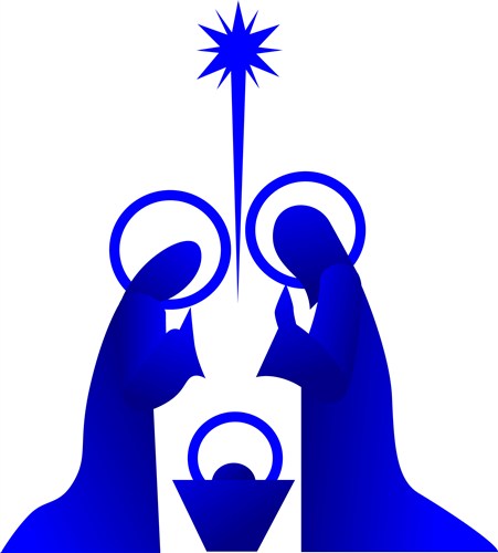 Nativity Silhouette Vector