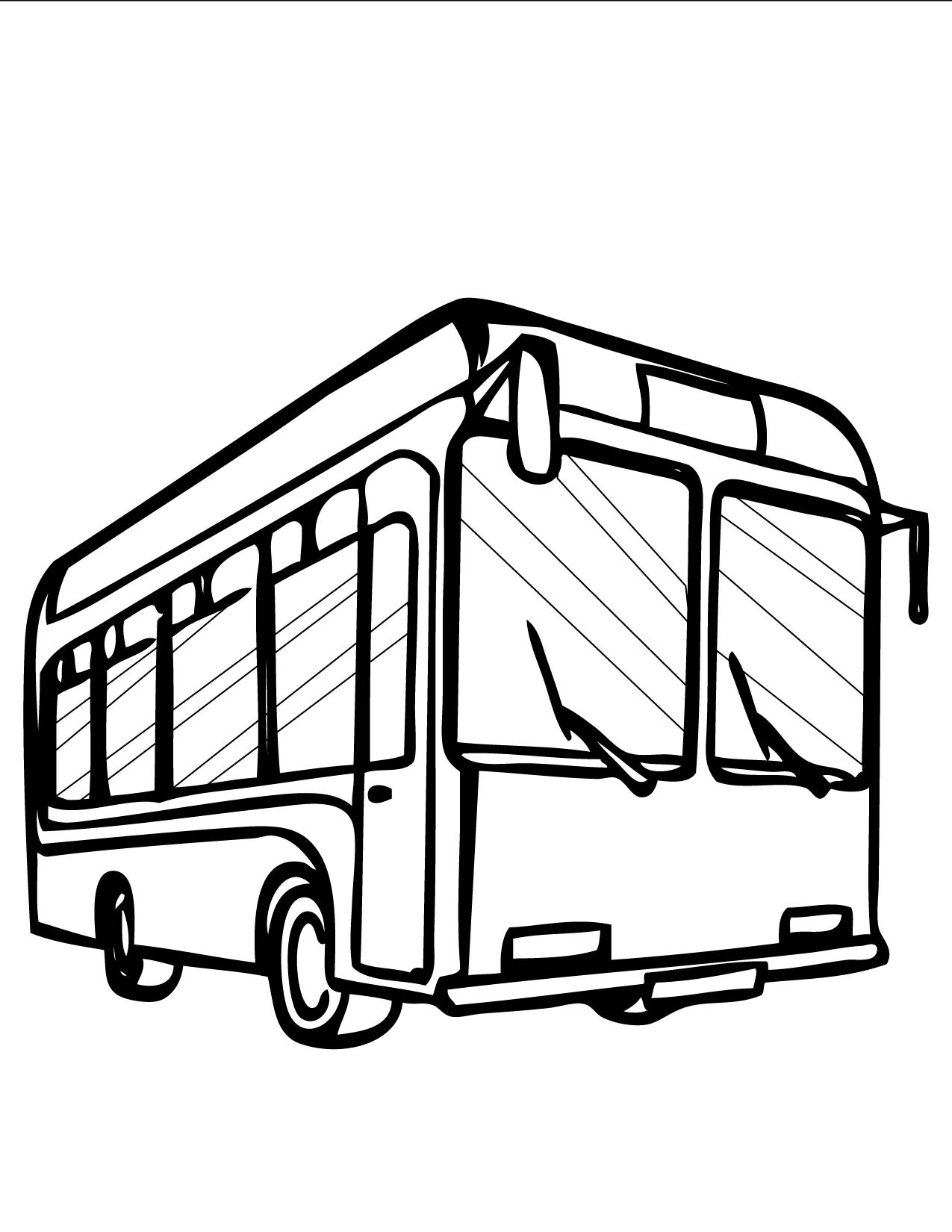 School Bus Coloring Page Bus Coloring Pages 1 Jpg