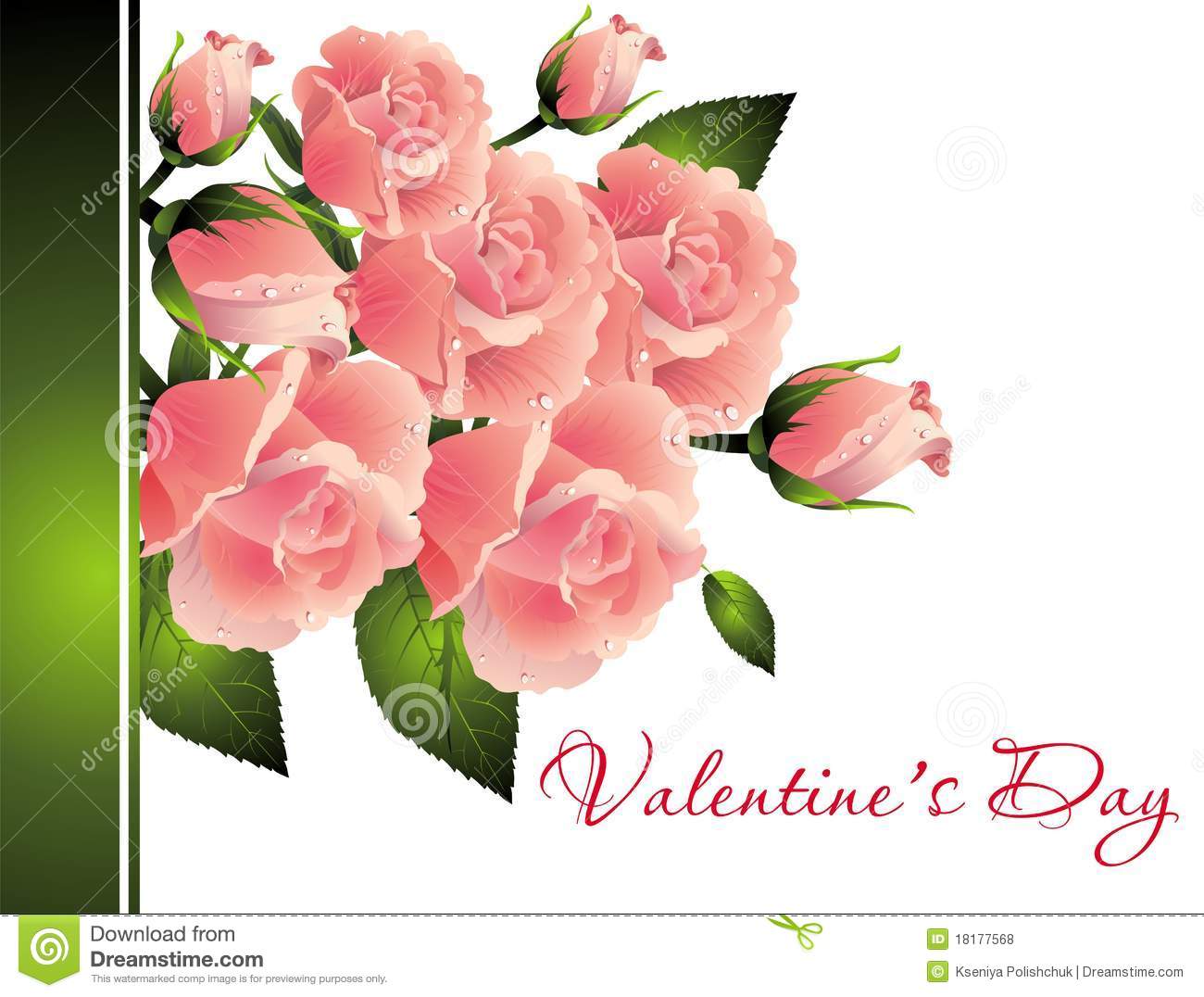 Bouquet Of Roses For Valentine S Day Royalty Free Stock Photos   Image