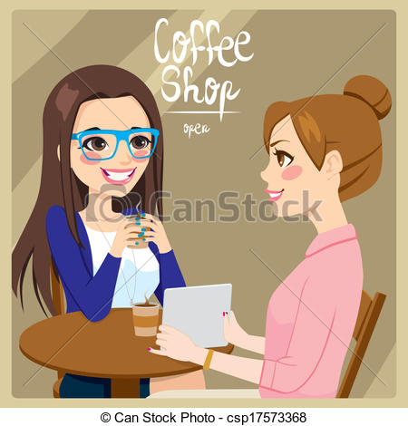 Friends Drinking    Csp17573368   Search Clipart Illustration