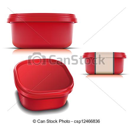 Plastic Container For Foods    Csp12466836