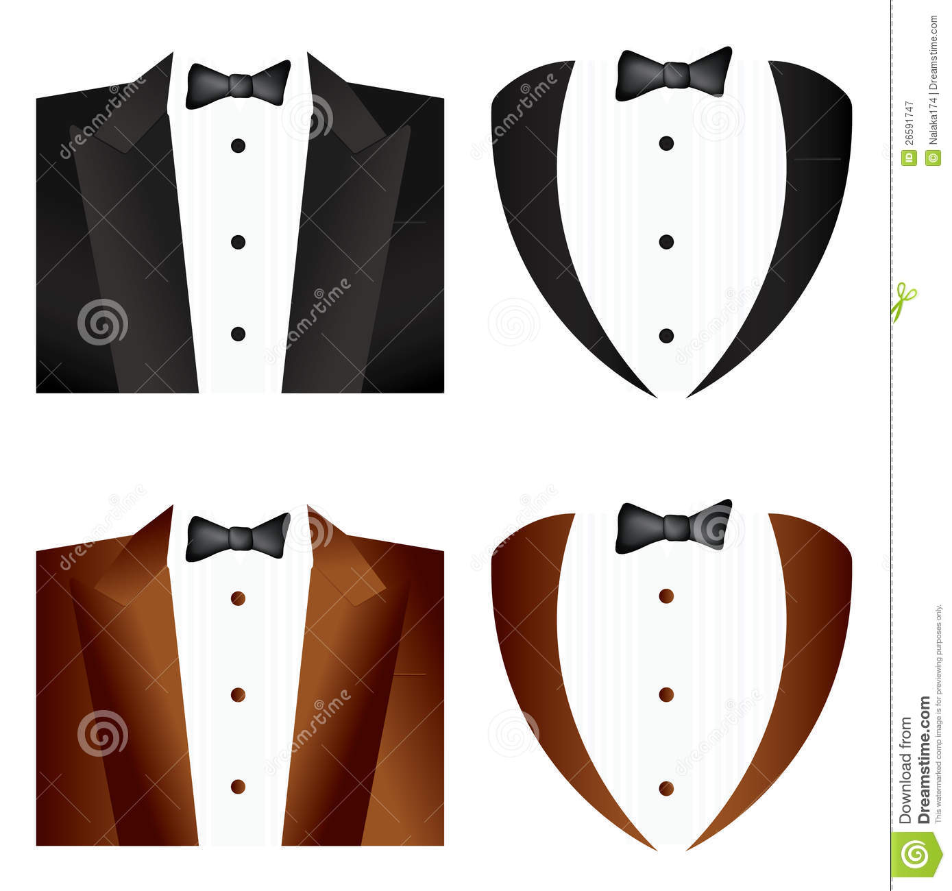     Free Stock Photography  Black And Brown Tie Tuxedo  Image  26591747