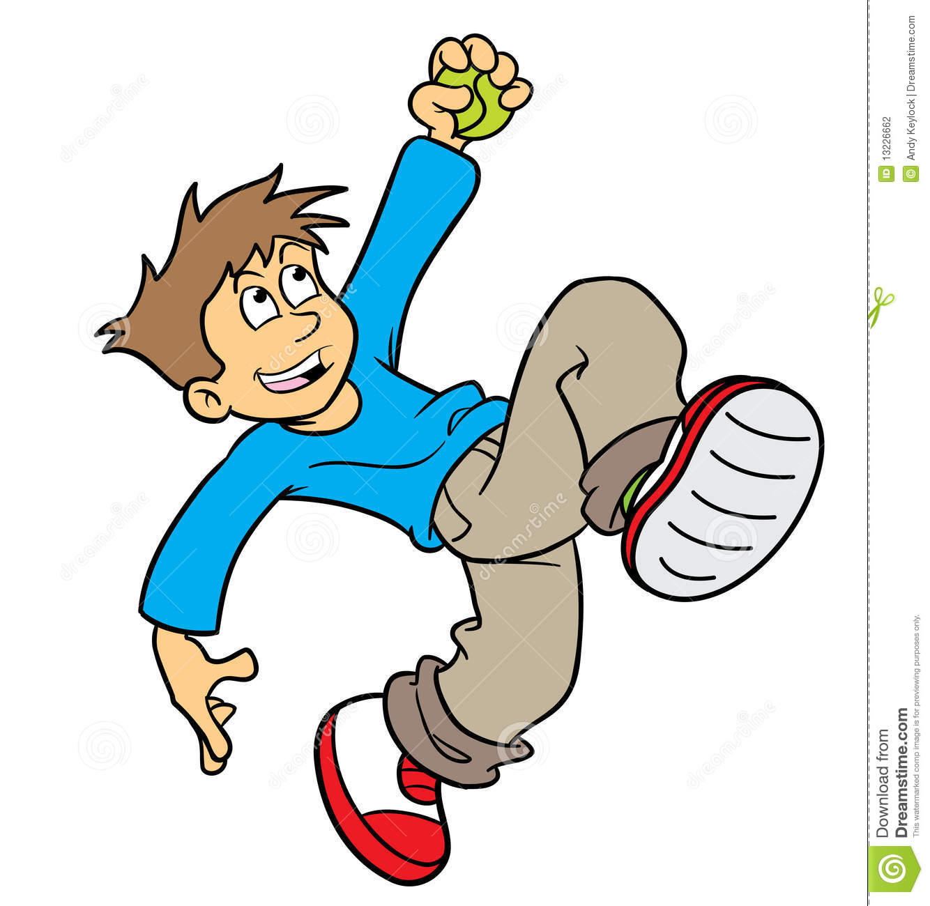 Boy Catching A Ball Stock Photography   Image  13226662