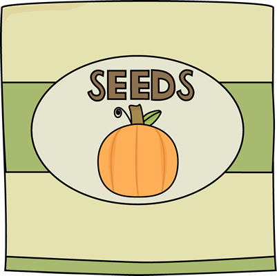 Pumpkin Seed Packet Clip Art Image   Packet Of Pumpkin Seeds