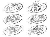 Main Course Illustrations And Clipart  19 Main Course Royalty Free