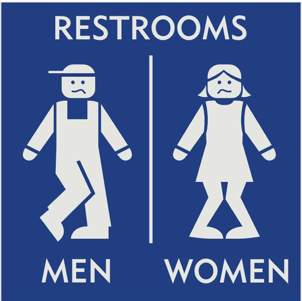Restroom Signs E Men Women   Caliber Magazine