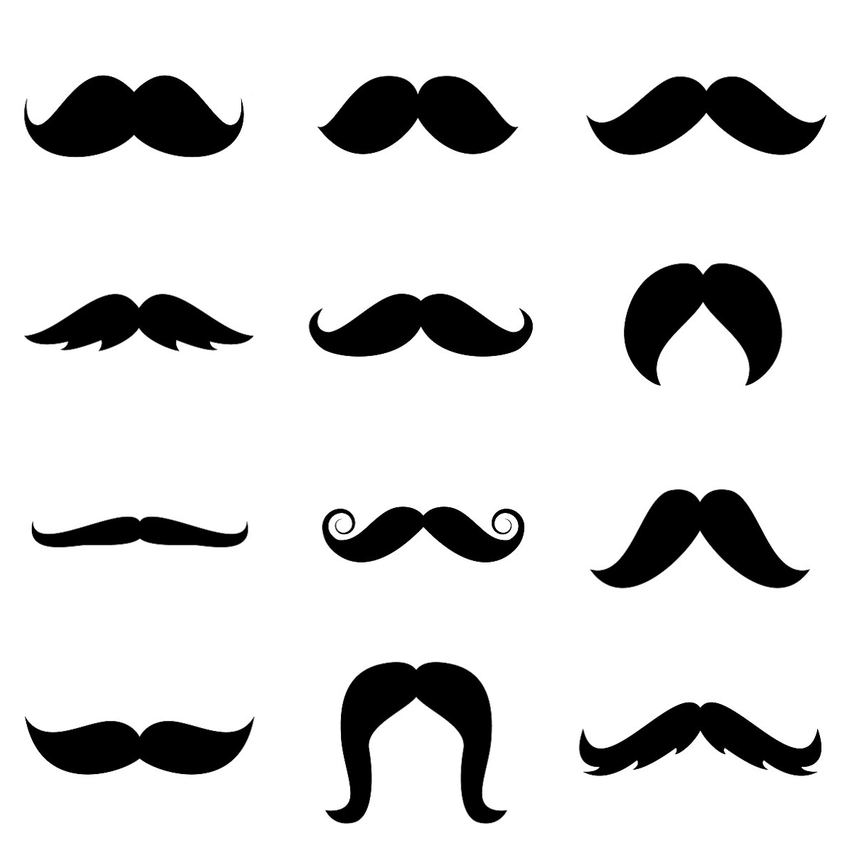 10 Printable Mustaches Templates Free Cliparts That You Can Download