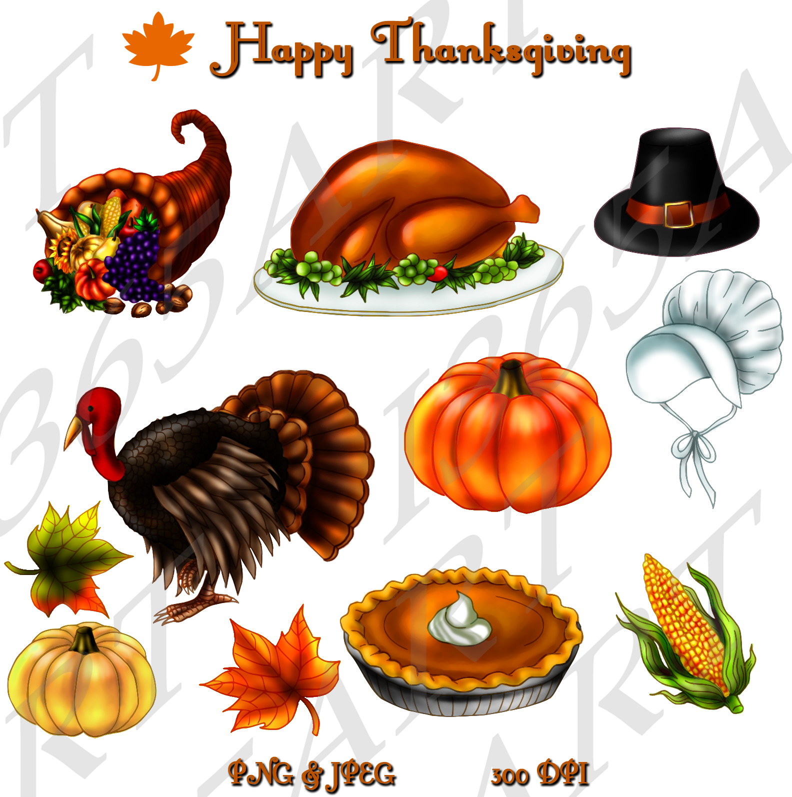 Thanksgiving Banner Page  282 Thanksgiving Clipart