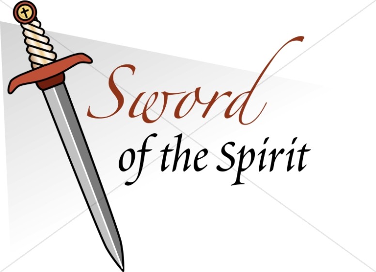 Sword Of The Spirit   Spiritual Battle Word Art