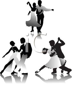 Tango Dancers Collection   Royalty Free Clipart Picture