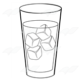 Glass Of Ice Water Clip Art Water Glass