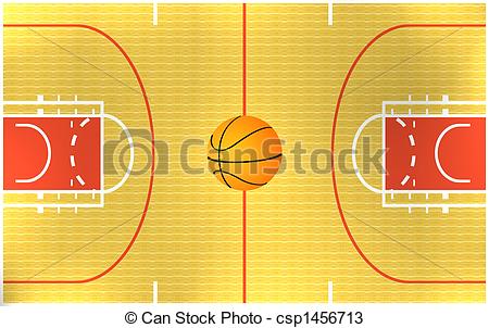 Arena   Illustration Of A Basketball Arena Csp1456713   Search Clipart