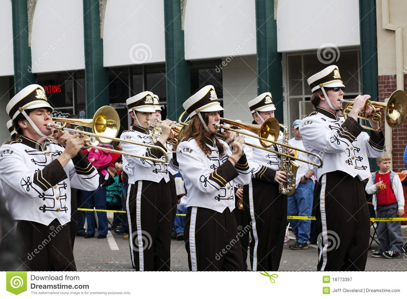 High School Marching Band Players Editorial Photography   Image