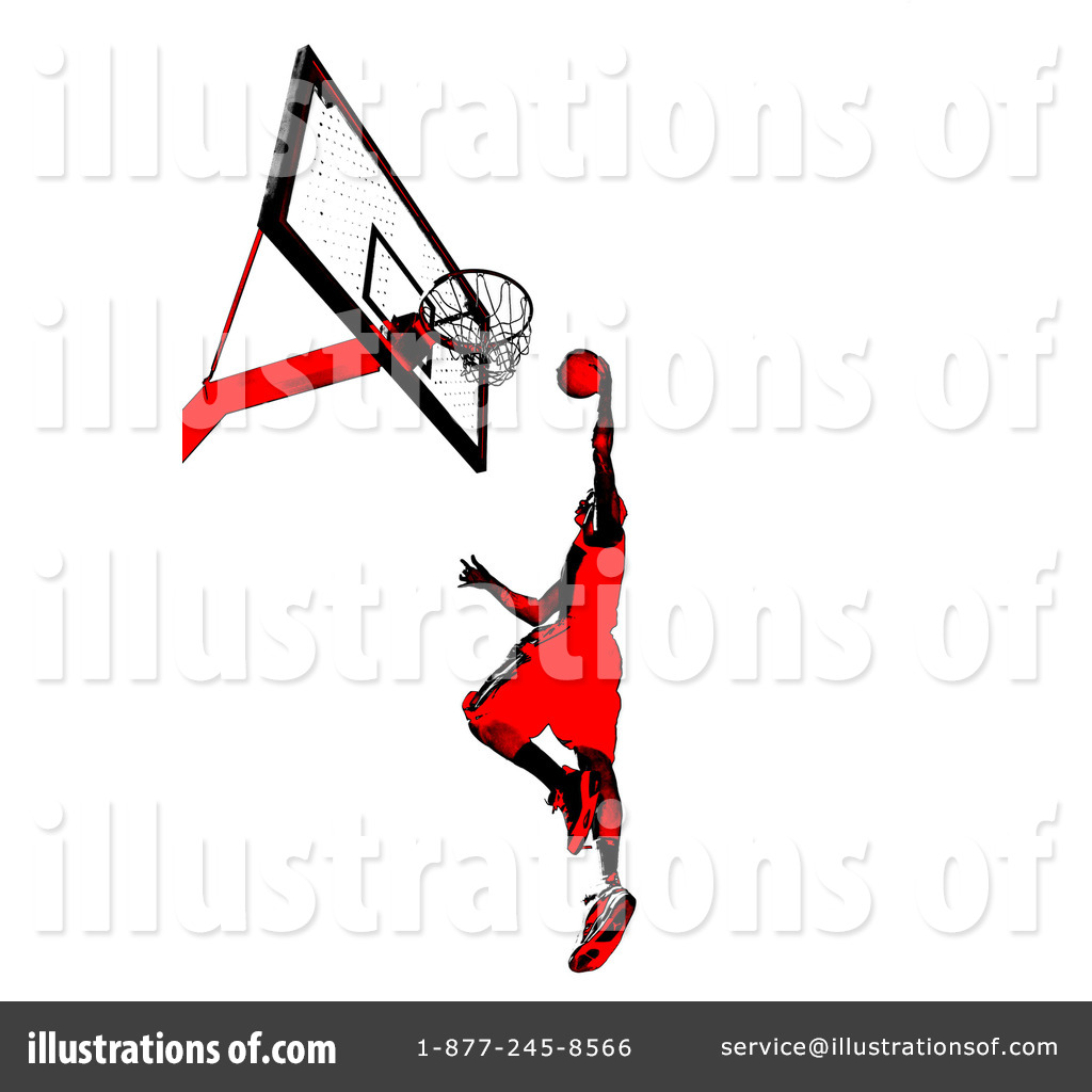 Royalty Free Rf Basketball Player Clipart Illustration 1059320 By