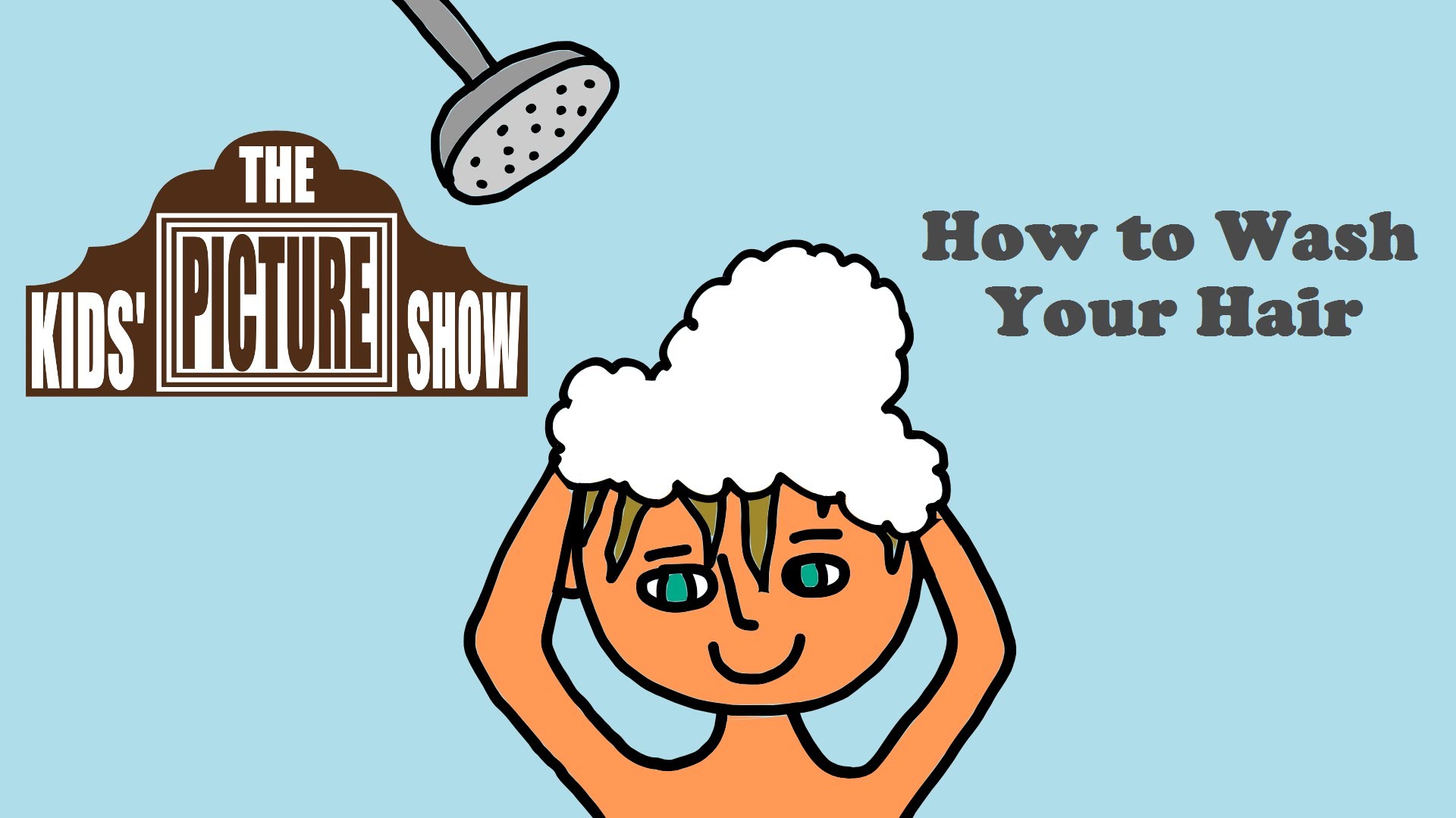 How To Wash Your Hair   The Kids  Picture Show  Fun   Educational