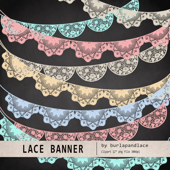 Lace Banner Wedding Invitation Clipart Clipart Lace Lace Doile    
