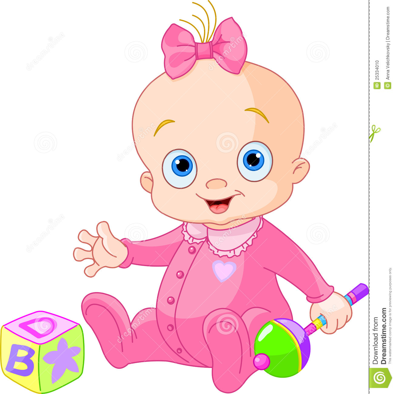 Sweet Baby Girl Stock Photo   Image  25334010