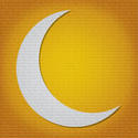Croissant De Lune Argent  Eid Mubarak  A D B Ni  Texte Mod Le