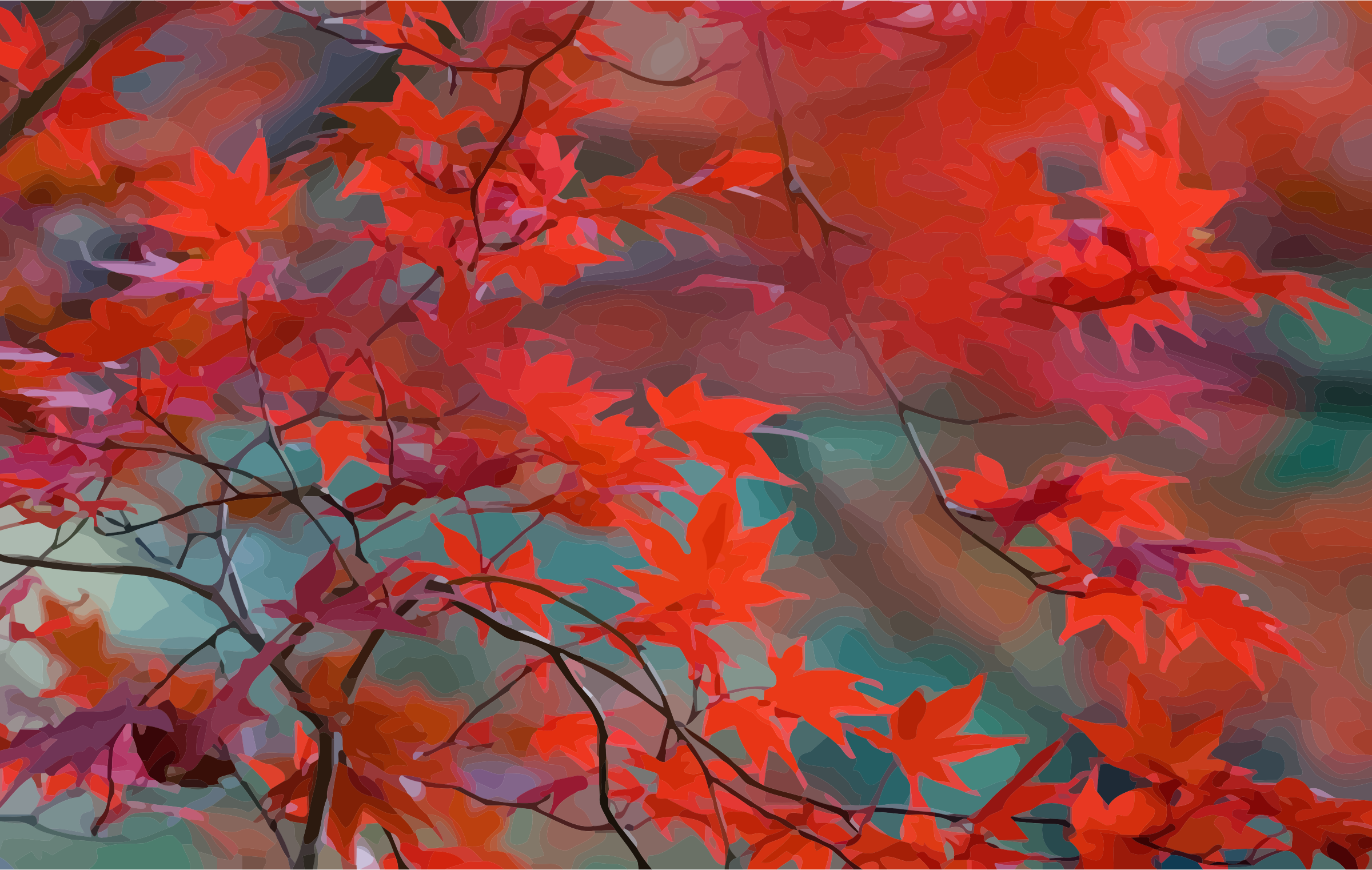 Fall Foliage By Shelleyp