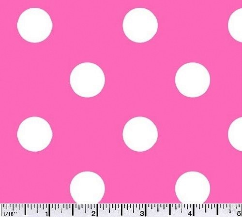 Pink Polka Dot Number 1 Pink Polka Dot Quilt Fabric