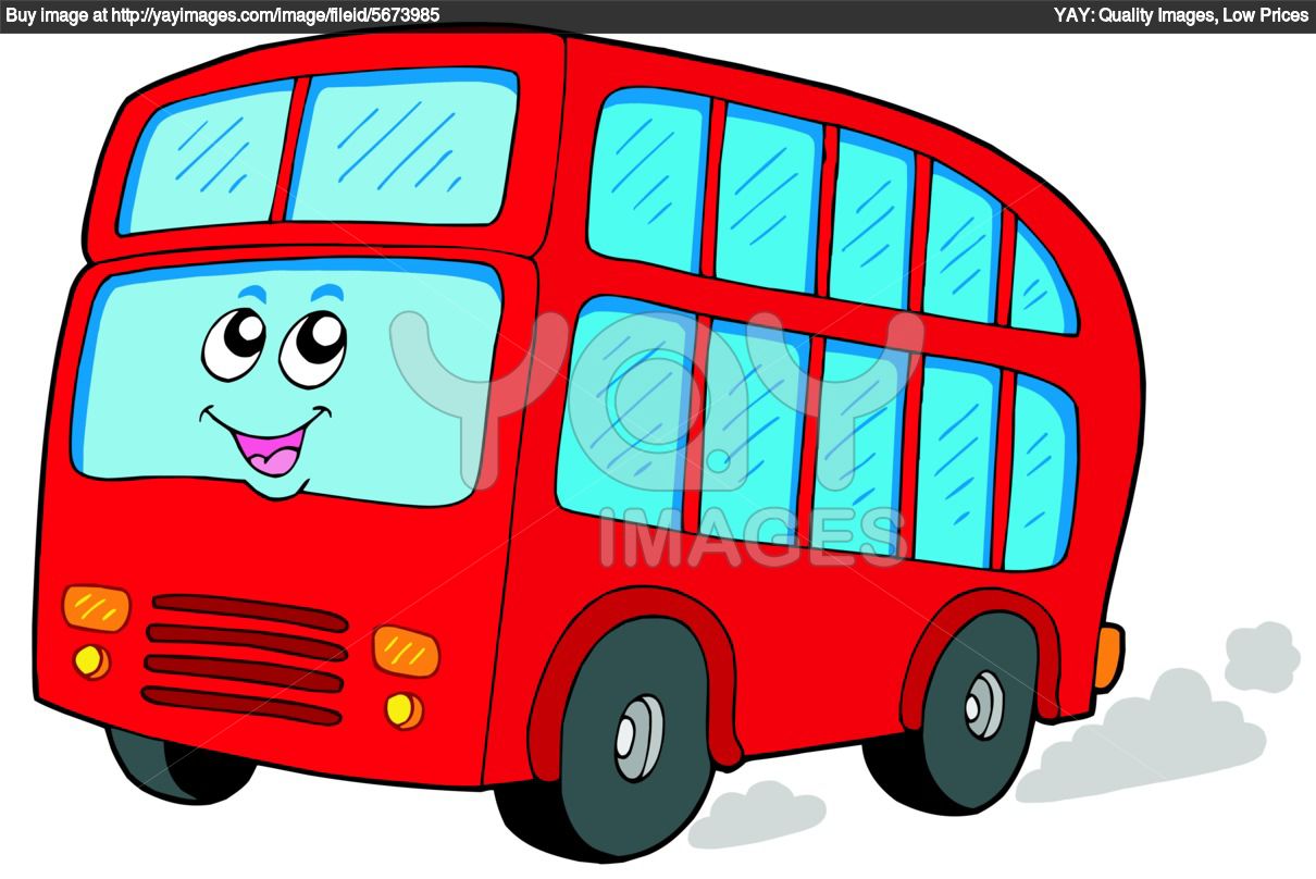Cool Cartoon School Bus Clipart