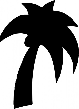 Shapes Palm Tree Clip Art Vector Free Vectors   Vector Me