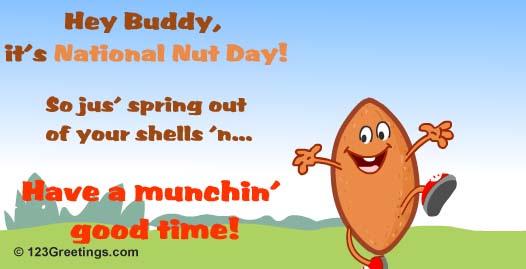Have A Munchin  Good Time  Free National Nut Day Ecards Greeting