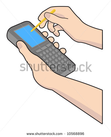 Data Entry Clipart Mobile Device   Data Entry