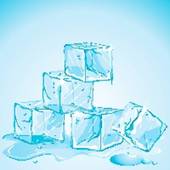 Ice Cubes   Royalty Free Clip Art