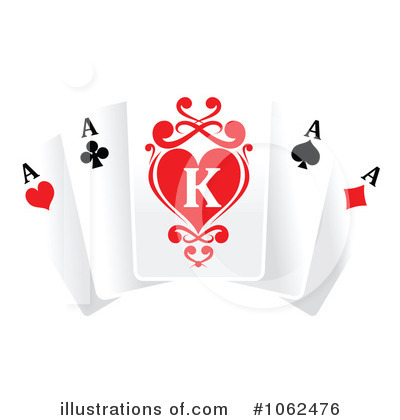 Royalty Free  Rf  Playing Cards Clipart Illustration By Seamartini