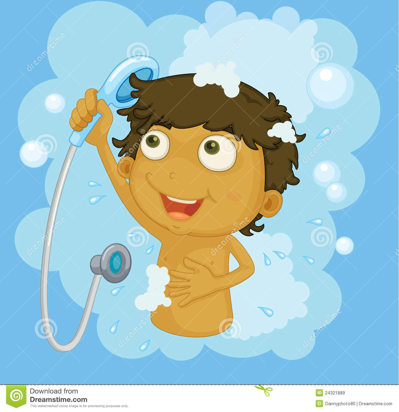 Shower Clipart Shower Time Royalty Free Stock
