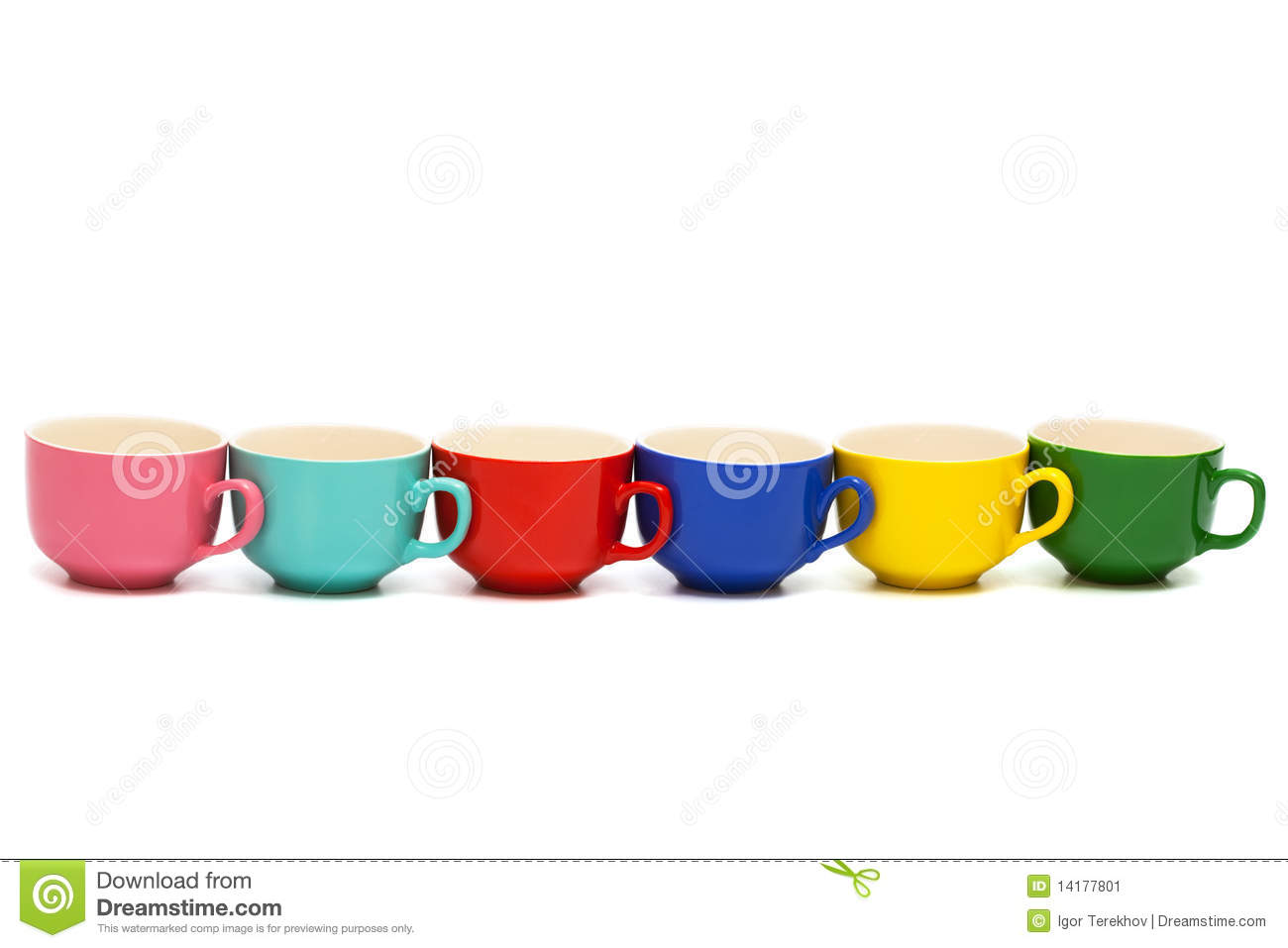 Beautiful Cups Stock Image   Image  14177801