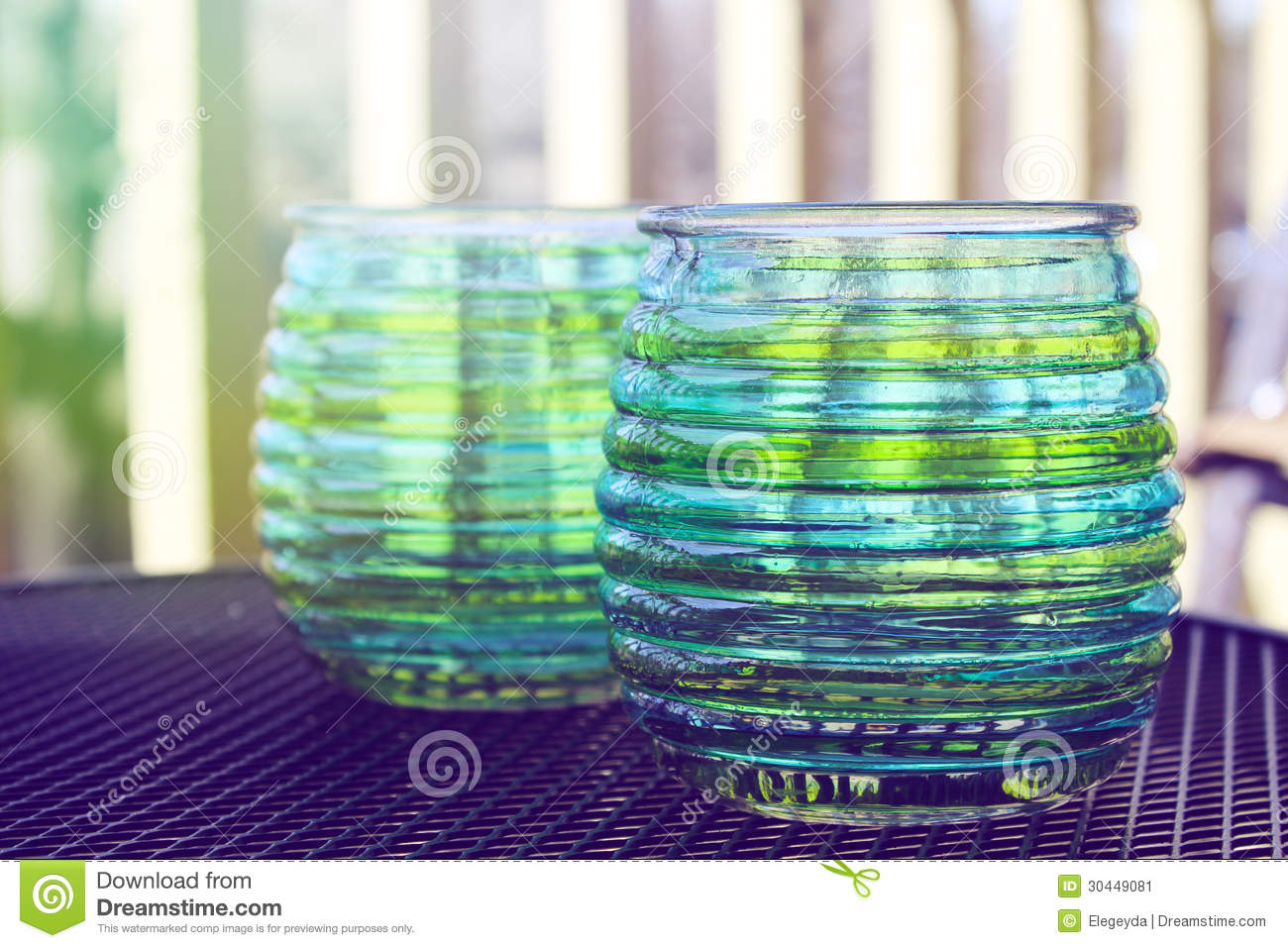 Beautiful Design With Glass Cups Stock Image   Image  30449081