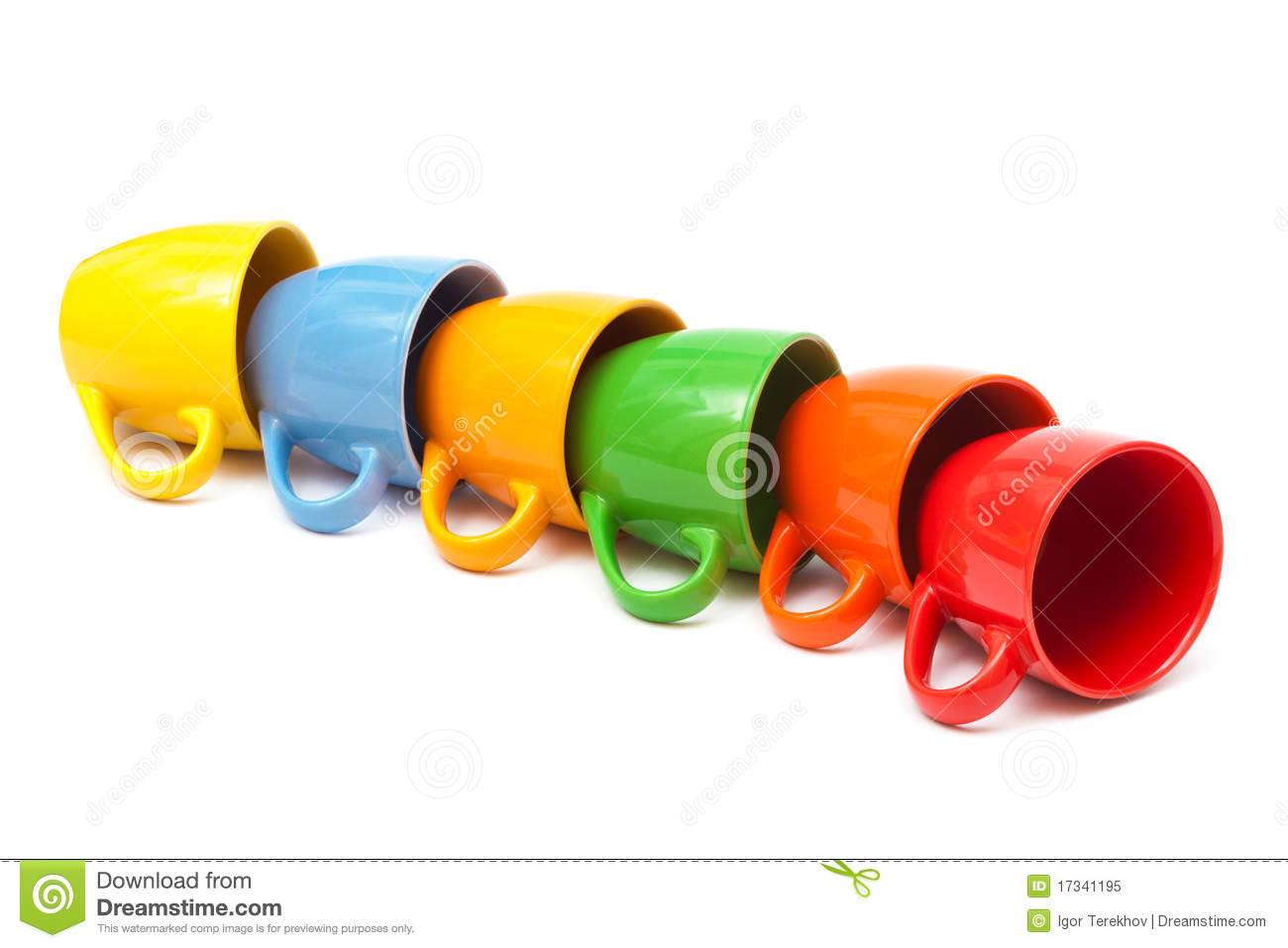 Coffee Cups Royalty Free Stock Photo   Image  17341195