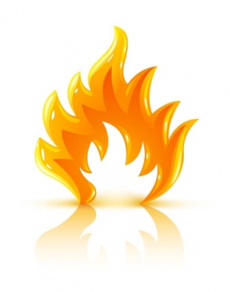 Glossy Burning Fire Flame Vector Free Vector Graphics   Vector Me