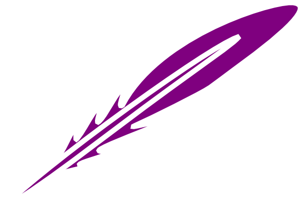 Purple Feather Clip Art At Clker Com   Vector Clip Art Online Royalty