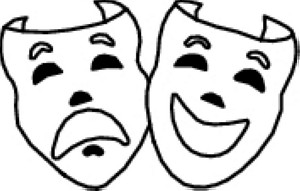 Symbols   Theatre Face   Classroom Clipart
