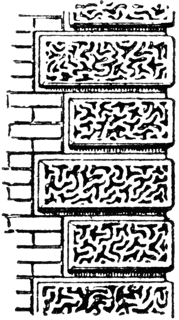Vermiculated Masonry   Clipart Etc