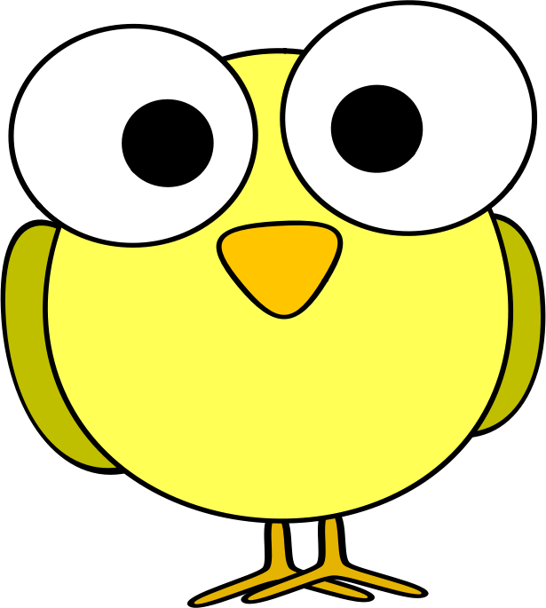 Yellow Googley Eye Bird By Ruthirsty   A Funny Looking Yellow Cartoon
