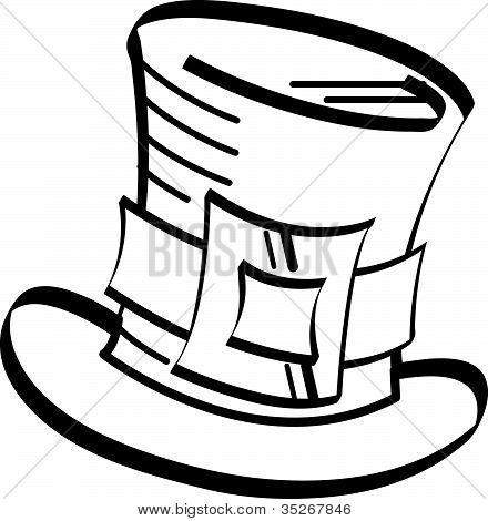 Top Hat Clipart Black And White   Clipart Panda   Free Clipart Images
