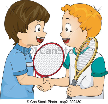 Vector   Sportsmanship Handshake   Stock Illustration Royalty Free