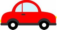Free Cute Red Car Clip Art   Png Format  Transparent Background