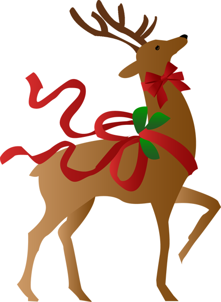 Christmas Reindeer Clipart   Clipart Best