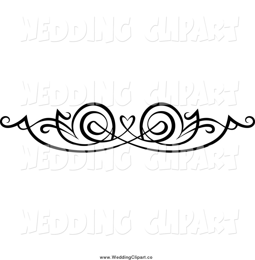     Clipart Of A Black And White Swirl Border And Image   School Clipart