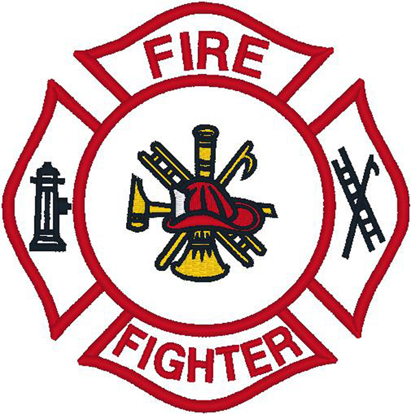 Firefighter Logo Clip Art Firefighter Emblem   Clipart