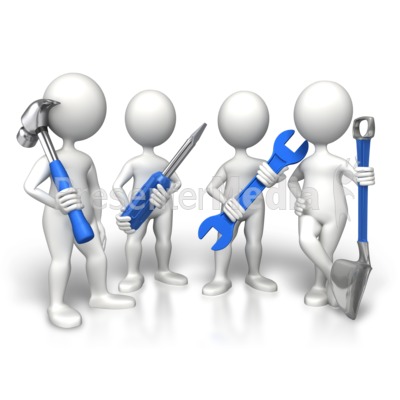 Group Construction Workers   Presentation Clipart   Great Clipart For