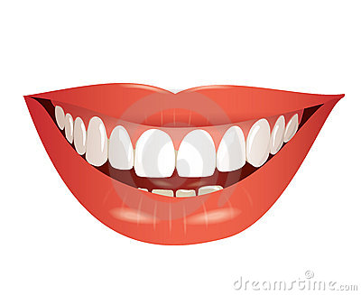 Smiling Mouth Isolated Illustration Stock Photos   Image  22948413