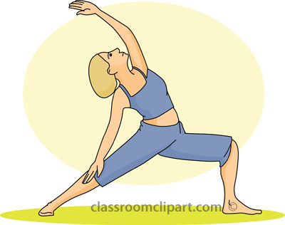 Fitness And Exercise   Yoga Standing Pose 01 212   Classroom Clipart