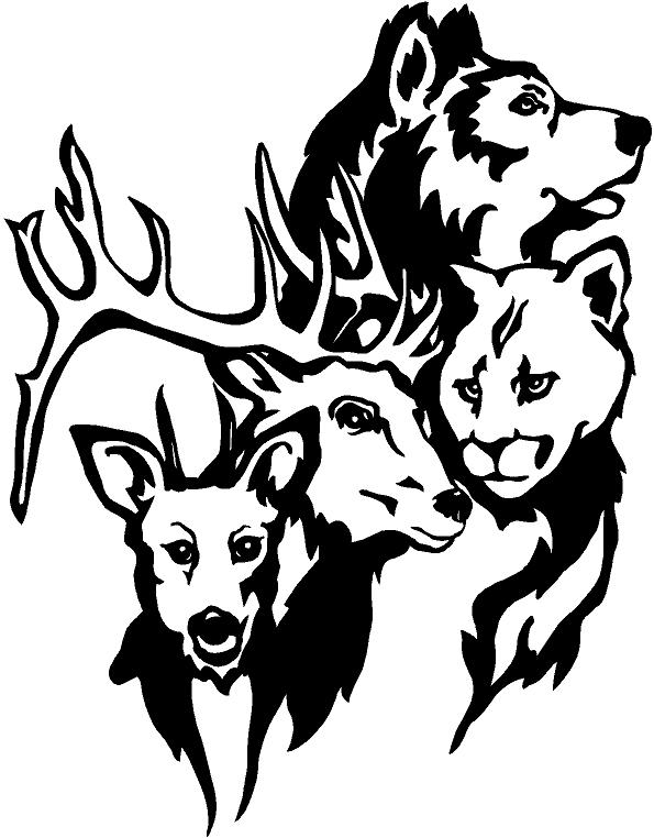 Wildlife Decals For Truck Windows Submited Images   Pic2fly