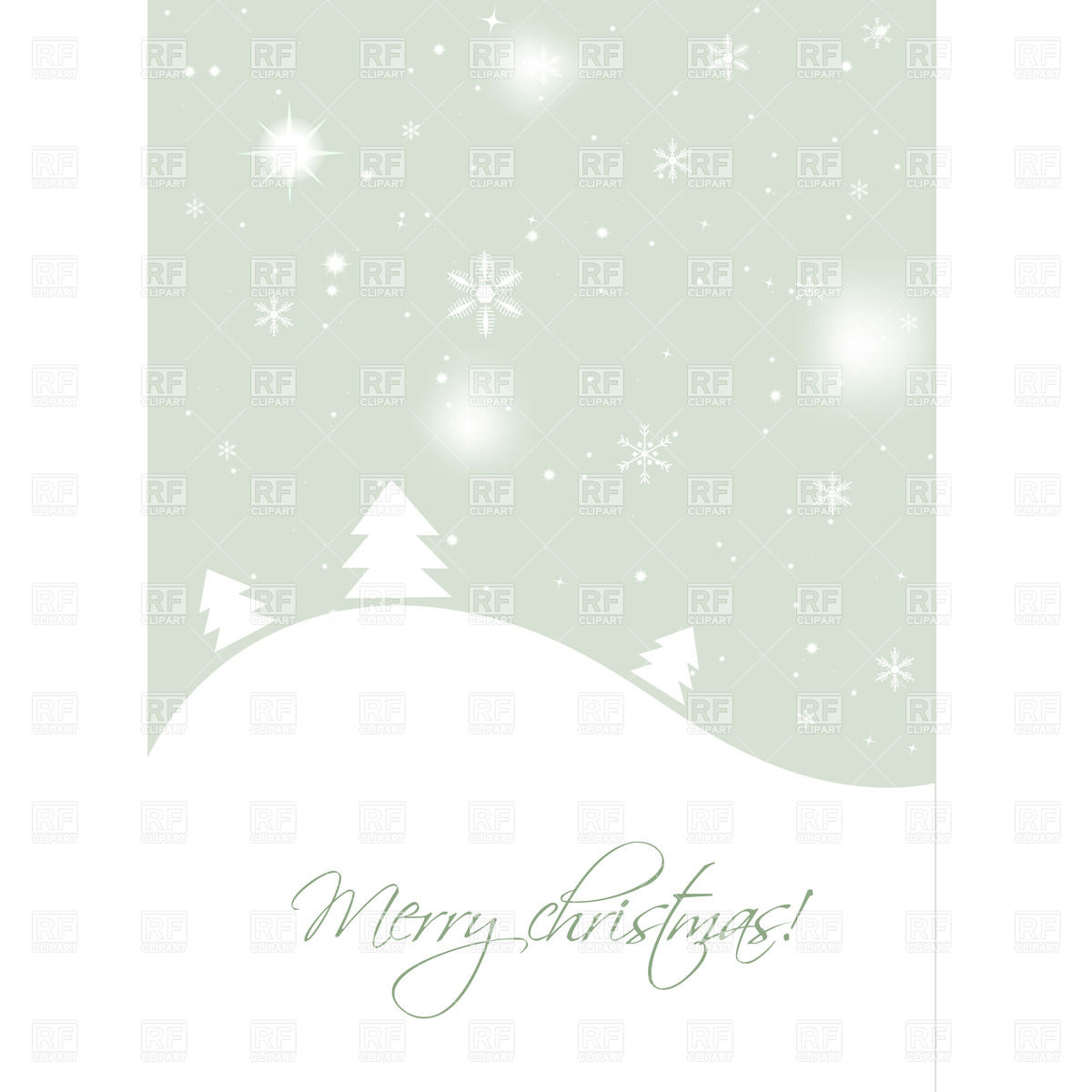 Winter Background   Xmas Tree And Snowflakes 23194 Holiday Download    